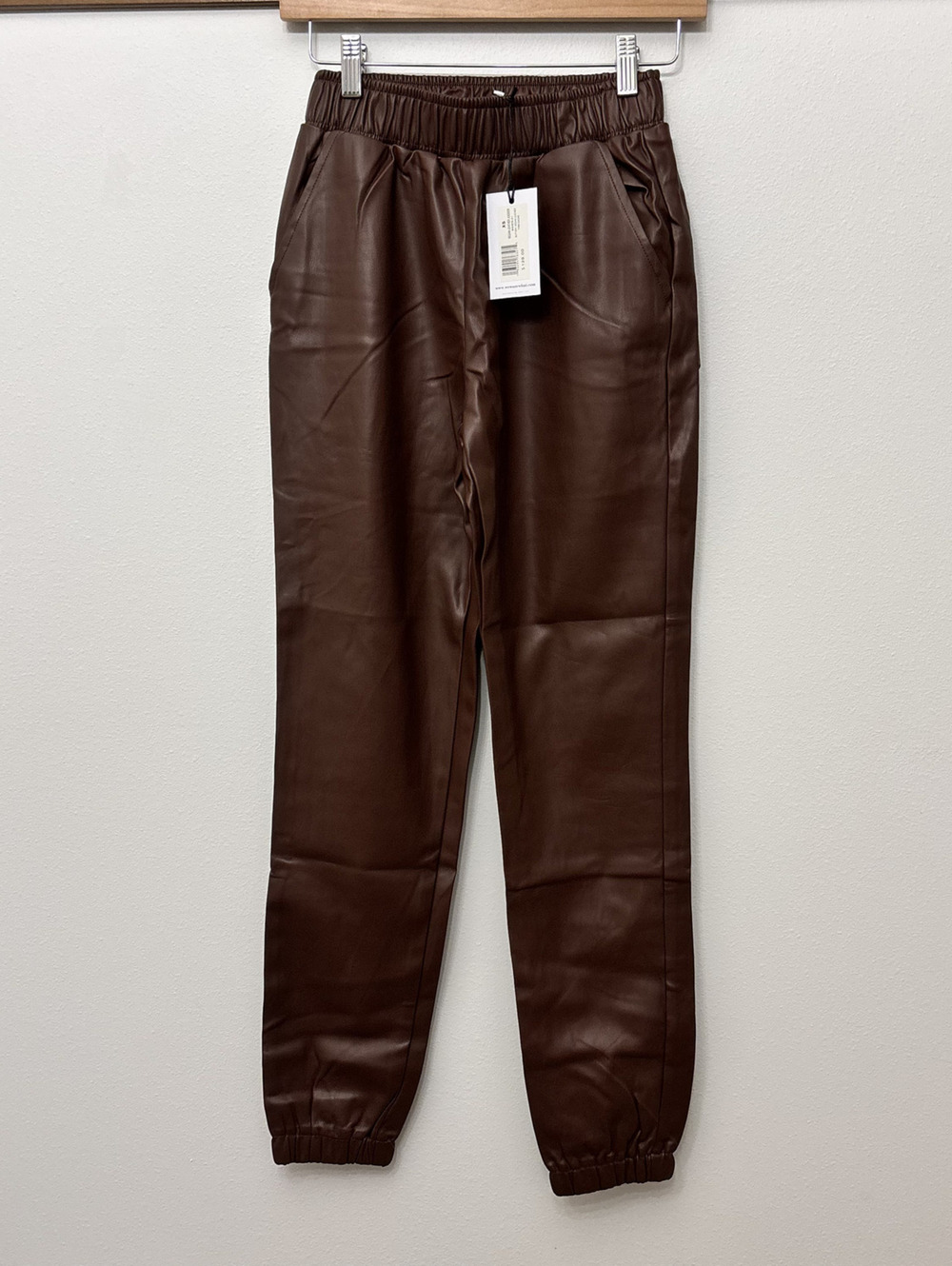 WeWoreWhat Vegan Leather Jogger